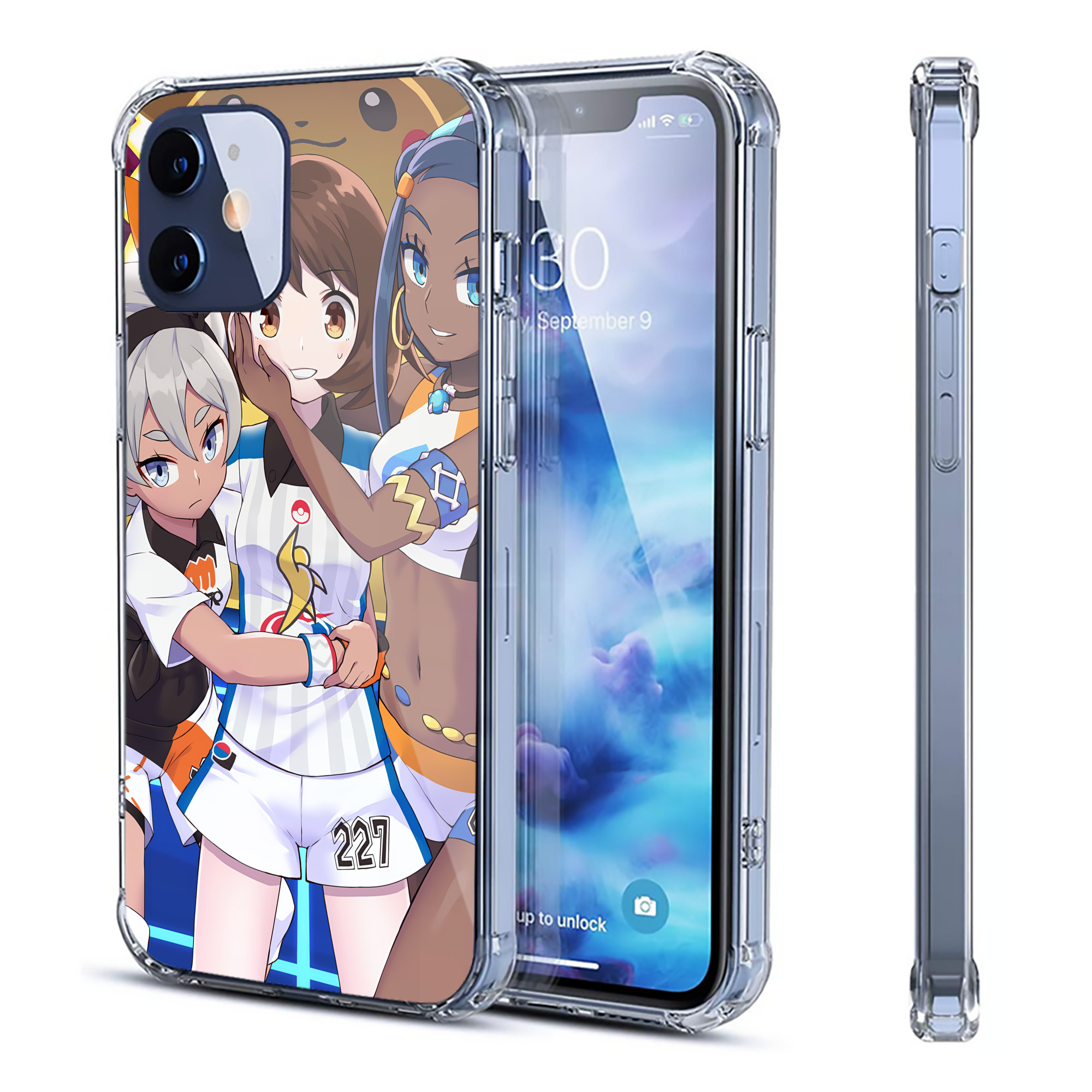 （画像用） ポケットモンスター Pokémon 【iPhone 12シリーズ対応】透明スマホケース（クリアソフトケース）